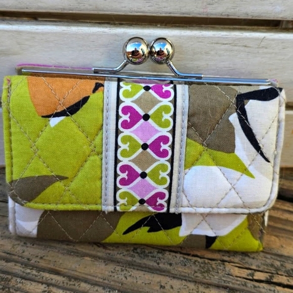 Vera Bradley Handbags - VERA BRADLEY  KISS LOCK WALLET